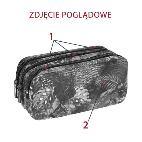 Piórnik saszetka Coolpack 3 zamki, Butterflies - 2