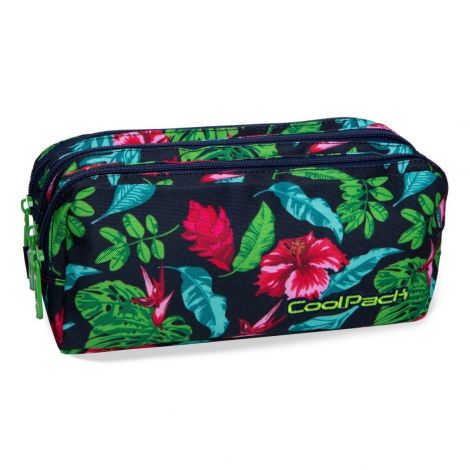 Piórnik saszetka Coolpack 3 zamki, Candy Jungle