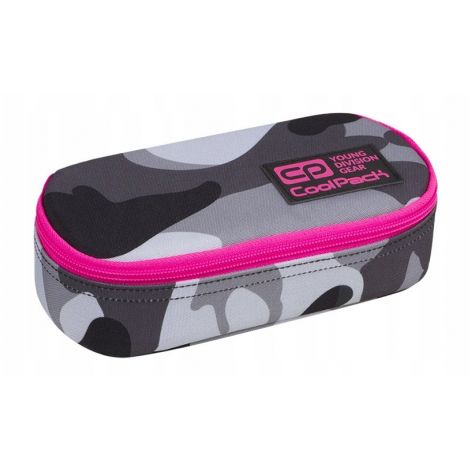 Piórnik kosmetyczka Coolpack Camo Pink Neon