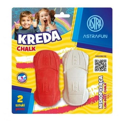Kreda Astra Kształty Samochody, 2 kolory