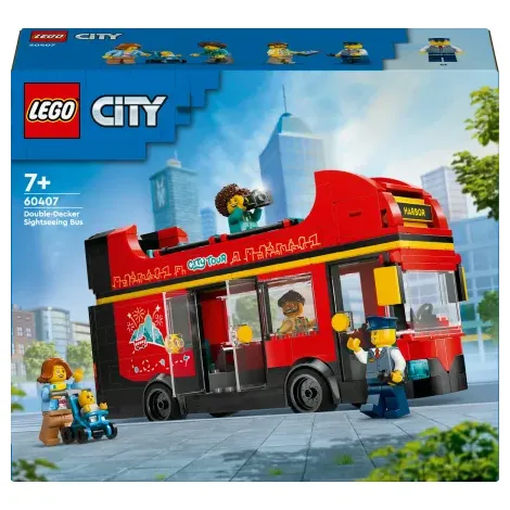 LEGO City 60407 Autokar czerwony piętrowy