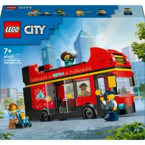 LEGO City 60407 Autokar czerwony piętrowy