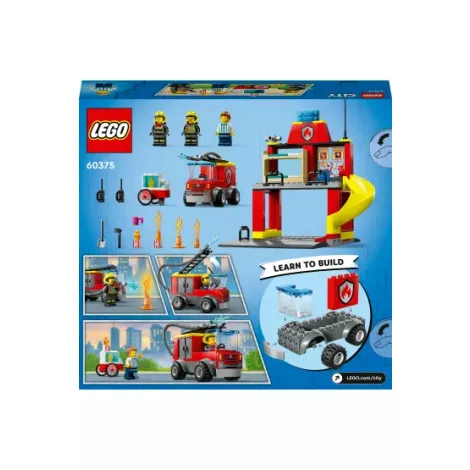 LEGO City 60375 Remiza strażacka i wóz strażacki - 3