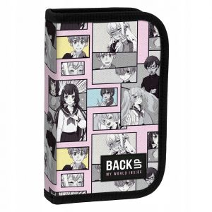 Piórnik składany Derform 1k, Manga BackUp z wyposażeniem