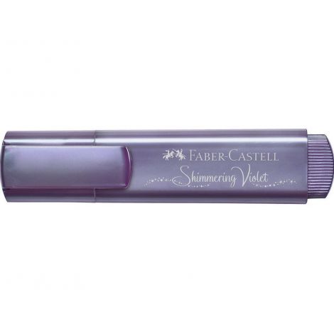 Zakreślacz Faber-Castell 1546 metaliczny, fioletowy - 2