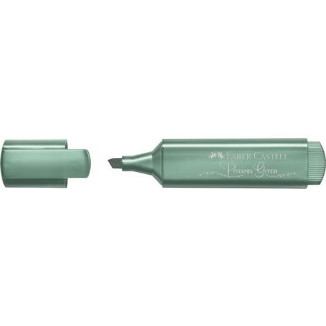 Zakreślacz Faber-Castell 1546 metaliczny, zielony