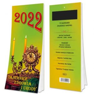 2024 Kalendarz z magnesem Sapt Tygodniowy, Tajemnice zdrowia i urody