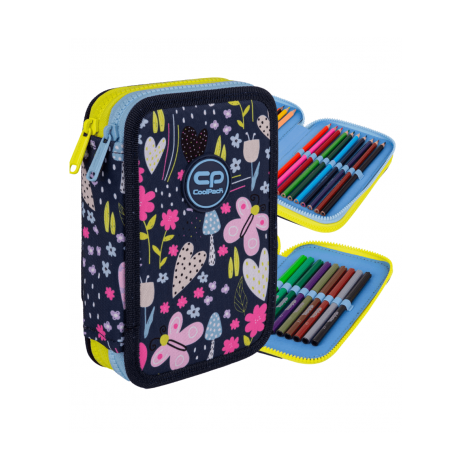 Piórnik składany Coolpack Jumper 2k, Garden z wyposażeniem - 2