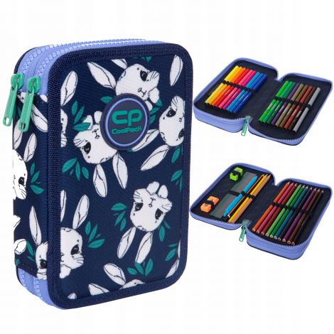Piórnik składany Coolpack Jumper 2k, Bunnyland z wyposażeniem - 2