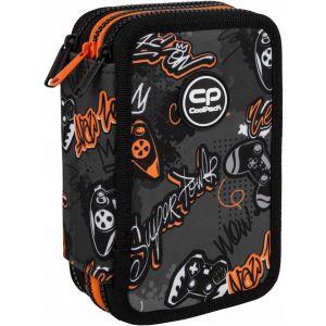 Piórnik składany Coolpack Jumper 3k, Gamer z wyposażeniem