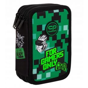 Piórnik składany Coolpack Jumper 3k, Gamer Zone z wyposażeniem