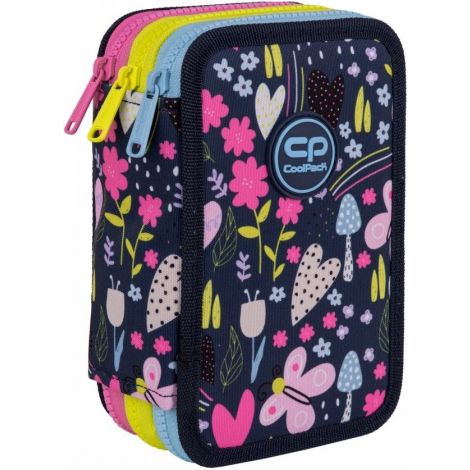 Piórnik składany Coolpack Jumper 3k, In the Garden z wyposażeniem