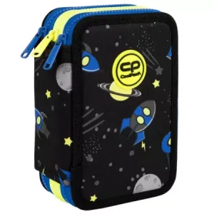 Piórnik składany Coolpack Jumper 3k, Atlantis z wyposażeniem