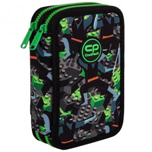 Piórnik składany Coolpack Jumper 2k, Kids from the Block z wyposażeniem
