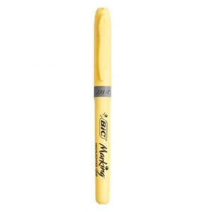 Zakreślacz Bic Pastel 1.6mm-3.3mm, Żółty