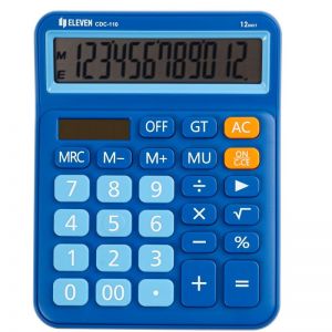 Kalkulator Eleven biurowy, niebieski, CDC-110-BL