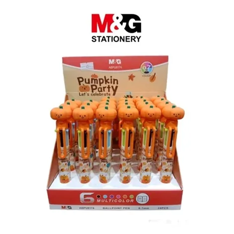Długopis 6-kolorowy Dynia Pumpkin Party 0.7mm