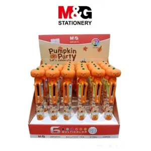 Długopis 6-kolorowy Dynia Pumpkin Party 0.7mm