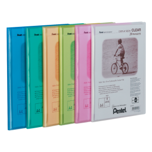 Album ofertowy Pentel Clear A4/20 koszulek, Bezbarwny
