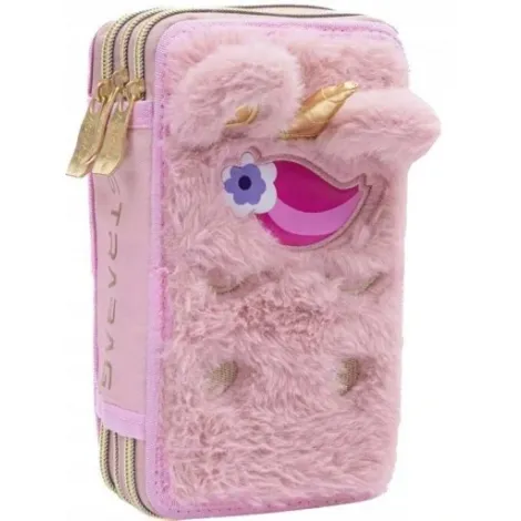 Piórnik składany 3k Astra Astrabag Fluffy Unicorn z wyposażeniem