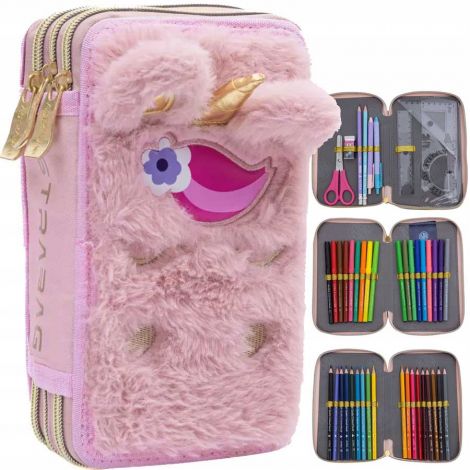 Piórnik składany 3k Astra Astrabag Fluffy Unicorn z wyposażeniem - 2