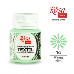 Farba do tkanin Koh-i-Noor Rosa 20ml Zielony/Mint