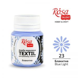 Farba do tkanin Koh-i-Noor Rosa 20ml Niebieski j./Blue Light