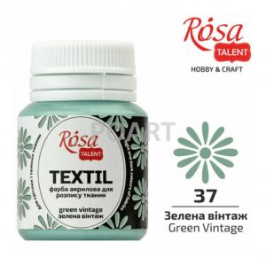 Farba do tkanin Koh-i-Noor Rosa 20ml Zielony/Green Vintage
