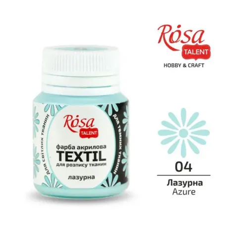 Farba do tkanin Koh-i-Noor Rosa 20ml Niebieski j./Azure