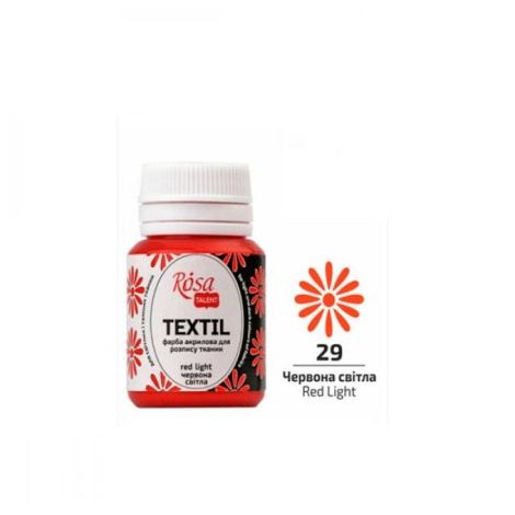 Farba do tkanin Koh-i-Noor Rosa 20ml Czerwony j./Red Light