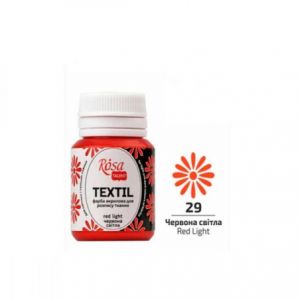 Farba do tkanin Koh-i-Noor Rosa 20ml Czerwony j./Red Light
