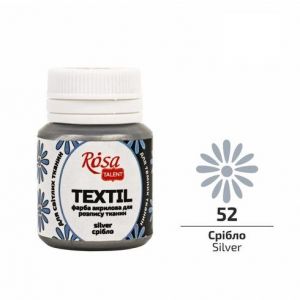 Farba do tkanin Koh-i-Noor Rosa 20ml Srebrny/Silver