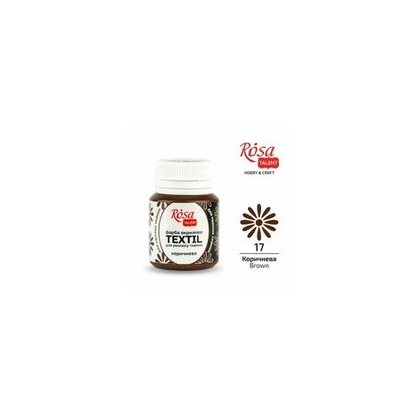 Farba do tkanin Koh-i-Noor Rosa 20ml Brązowy/Brown