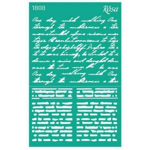 Szablon Koh-i-Noor Rosa Tekst, 13x20