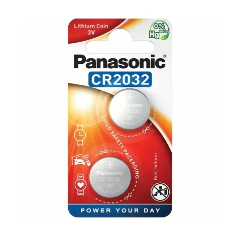 Bateria Panasonic CR2032, 2szt