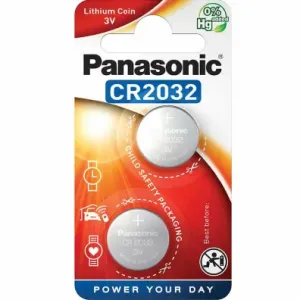 Bateria Panasonic CR2032, 2szt