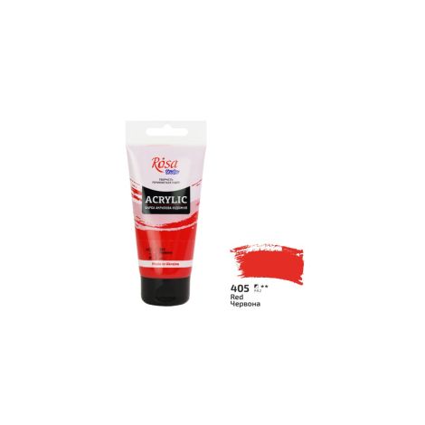 Farba akrylowa Koh-i-Noor Rosa 75ml Czerwona/Red