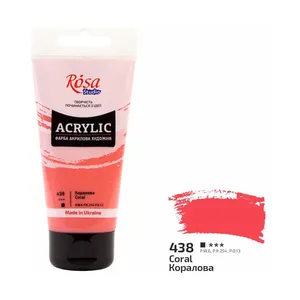 Farba akrylowa Koh-i-Noor Rosa 75ml Różowa/Coral