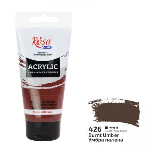 Farba akrylowa Koh-i-Noor Rosa 75ml Brązowa/Burnt umber