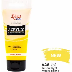 Farba akrylowa Koh-i-Noor Rosa 75ml Żółta/Yellow light