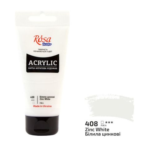 Farba akrylowa Koh-i-Noor Rosa 75ml Biała/Zinc white