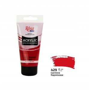 Farba akrylowa Koh-i-Noor Rosa 75ml Czerwona/Carmine