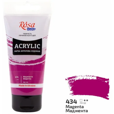 Farba akrylowa Koh-i-Noor Rosa 75ml Różowa/Magenta