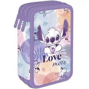 Piórnik składany Coolpack Jumper 3k, Disney Stitch Fashion z wyposażeniem