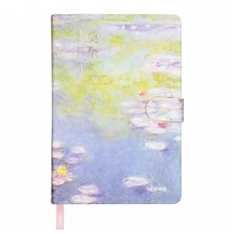 Notes Lenwa z zapięciem B6/128k Claude Monet - Lilie Wodne 2