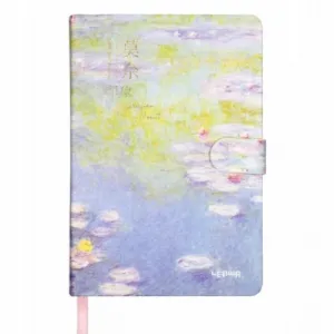 Notes Lenwa z zapięciem B6/128k Claude Monet - Lilie Wodne 2