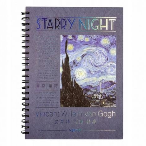 Kołoszkicownik Incood B4/40k/160g Van Gogh Gwiaździsta noc