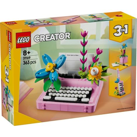 LEGO CREATOR 31169 3w1 Maszyna do pisania z kwiatami
