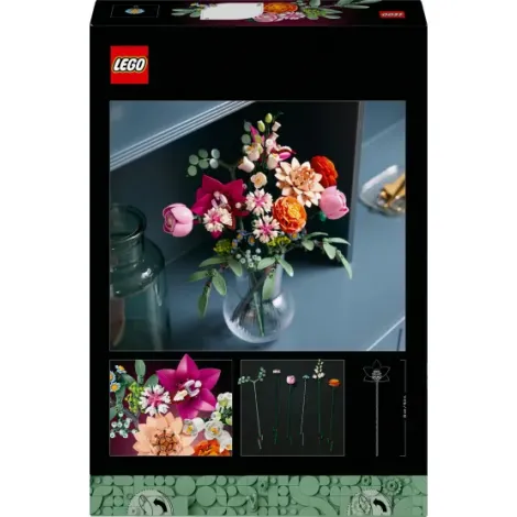 LEGO Botanicals 10342 Piękny bukiet różowych kwiatów - 3