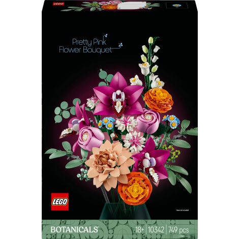 LEGO Botanicals 10342 Piękny bukiet różowych kwiatów